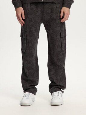 Kuwalla Jacquard Linen Cargo Pant Size XL